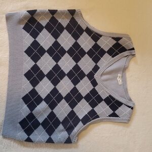 Office Siren Cropped Sweater Vest